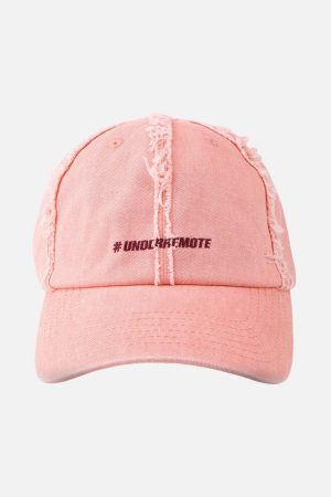 Concert Outfit Distressed Denim Baseball Cap