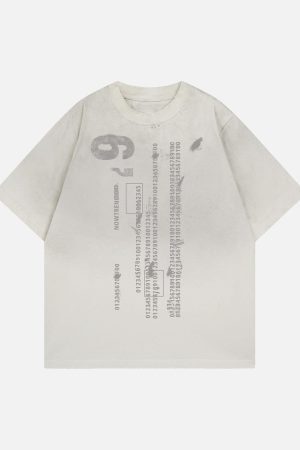 Concert Outfit Distressed Digital Print T-Shirt