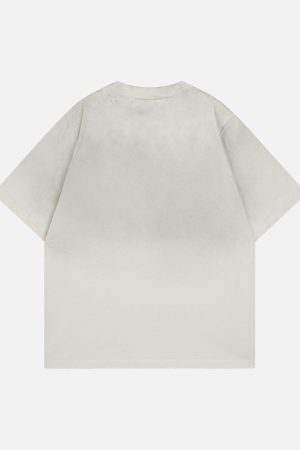 Concert Outfit Distressed Digital Print T-Shirt