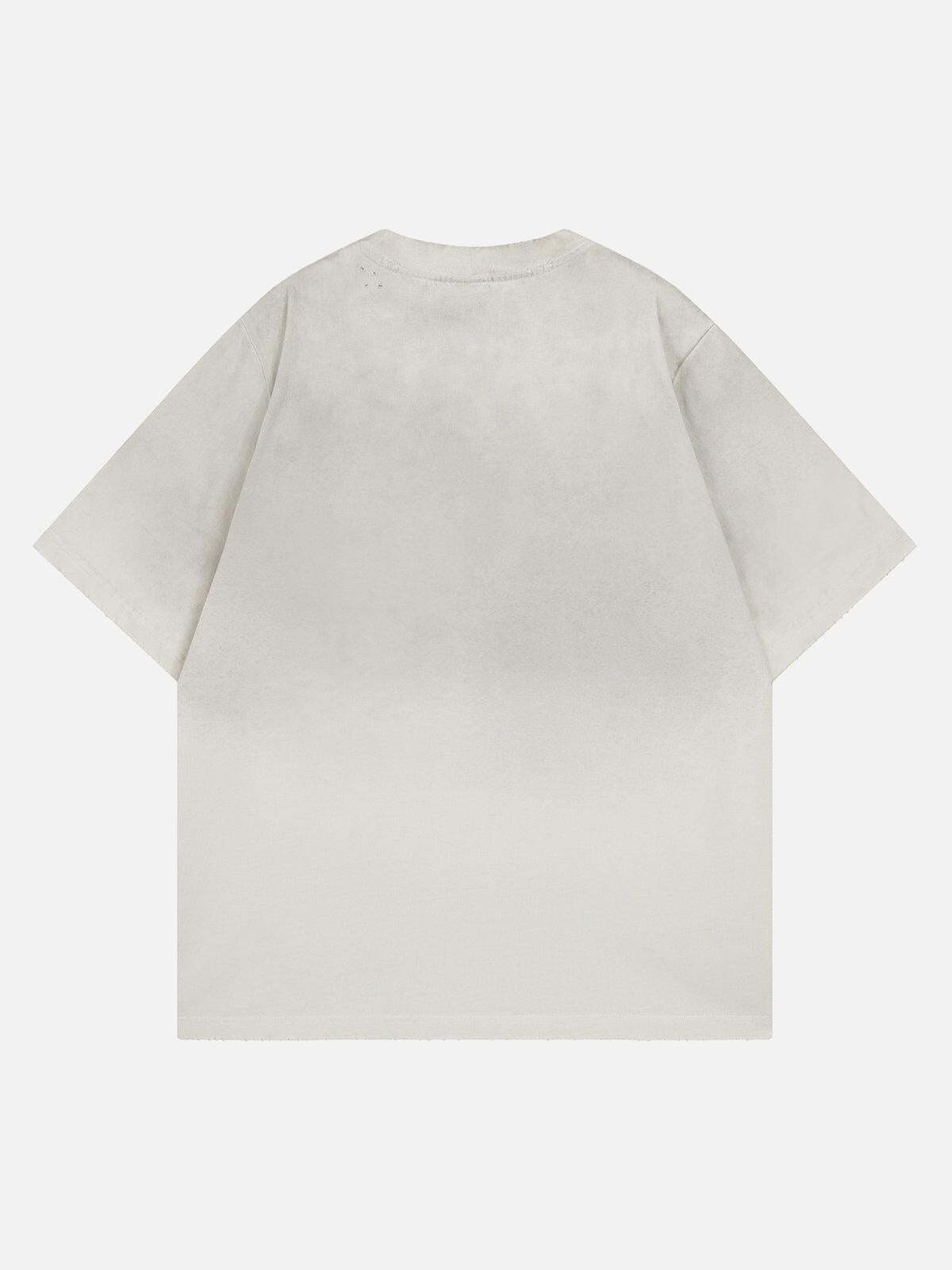 Concert Outfit Distressed Digital Print T-Shirt Concert Outfit Distressed Digital Print T-Shirt