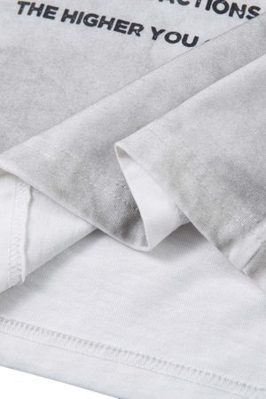 Concert Outfit Distressed Dirty Dyed Print T-Shirt