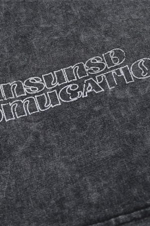 Concert Outfit Distressed Embroidered Denim Collar Polo Shirt