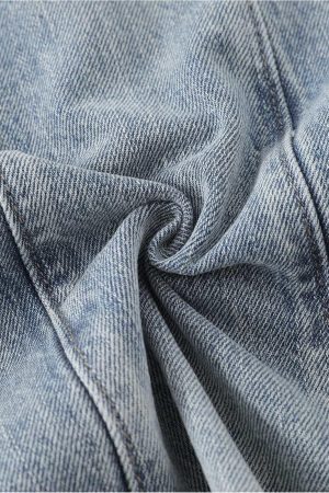 Concert Outfit Distressed Frayed Edges Baggy Jeans