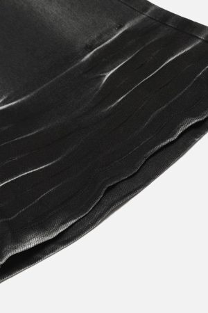 Concert Outfit Distressed Fringe Washed Jeans