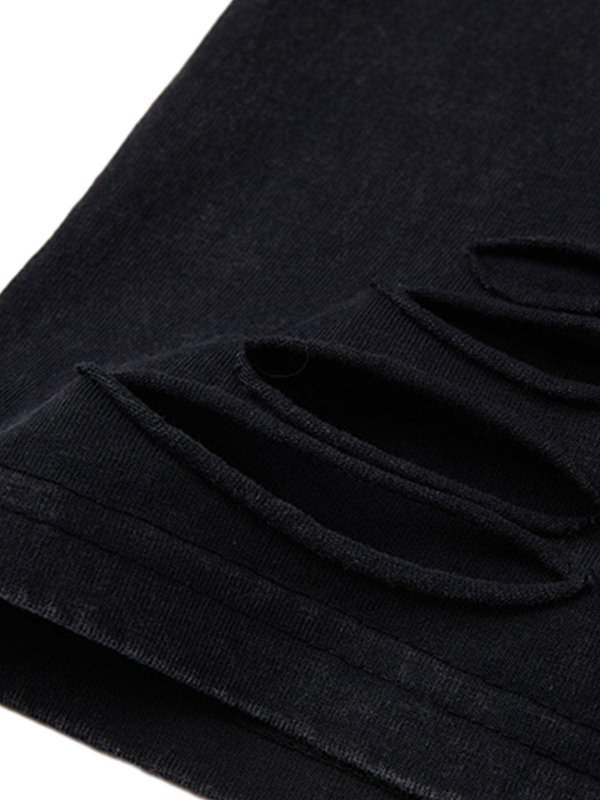 Concert Outfit Distressed Graphic Butterfly Print Vest Concert Outfit Distressed Graphic Butterfly Print Vest