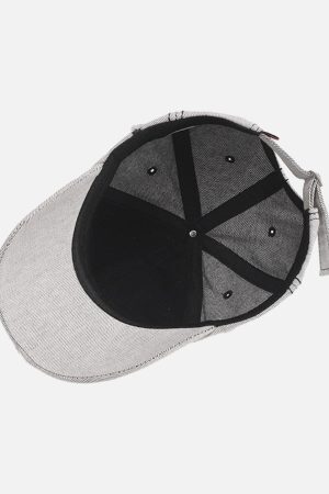 Concert Outfit Distressed Letter Embroidery Baseball Cap