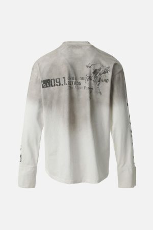 Concert Outfit Distressed NO. 09 Long Sleeve T-Shirt