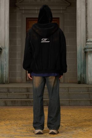 Concert Outfit Distressed Patchwork Velvet Jacket