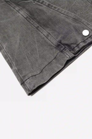 Concert Outfit Distressed Punk Jeans With Metal Belt