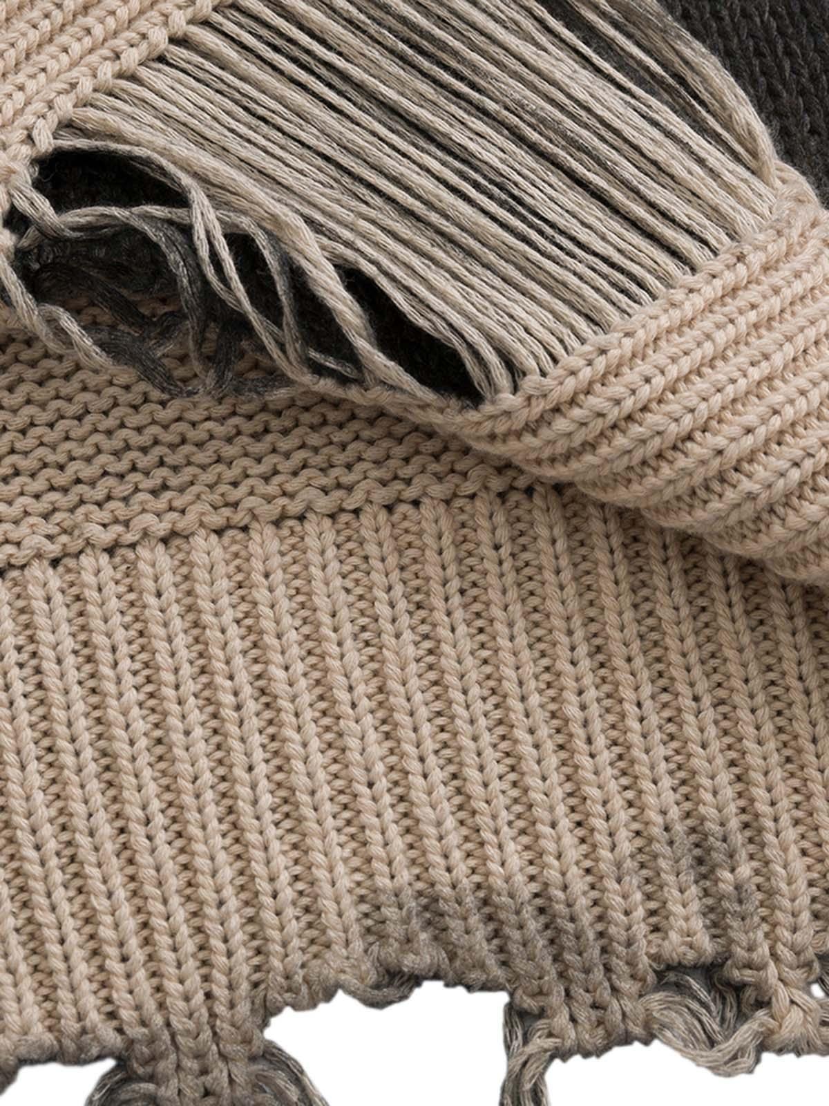 Concert Outfit Distressed Ripped Two-Piece Oversized Pullover Sweater Concert Outfit Distressed Ripped Two-Piece Oversized Pullover Sweater