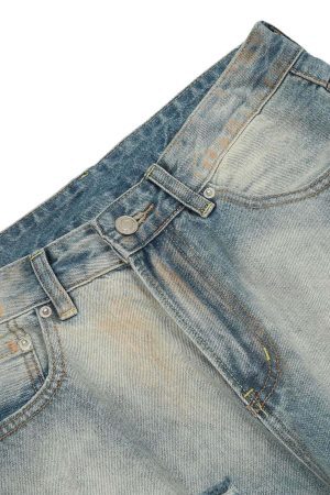 Concert Outfit Distressed Street Hip-Hop Jeans
