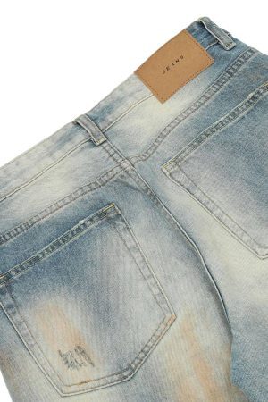 Concert Outfit Distressed Street Hip-Hop Jeans