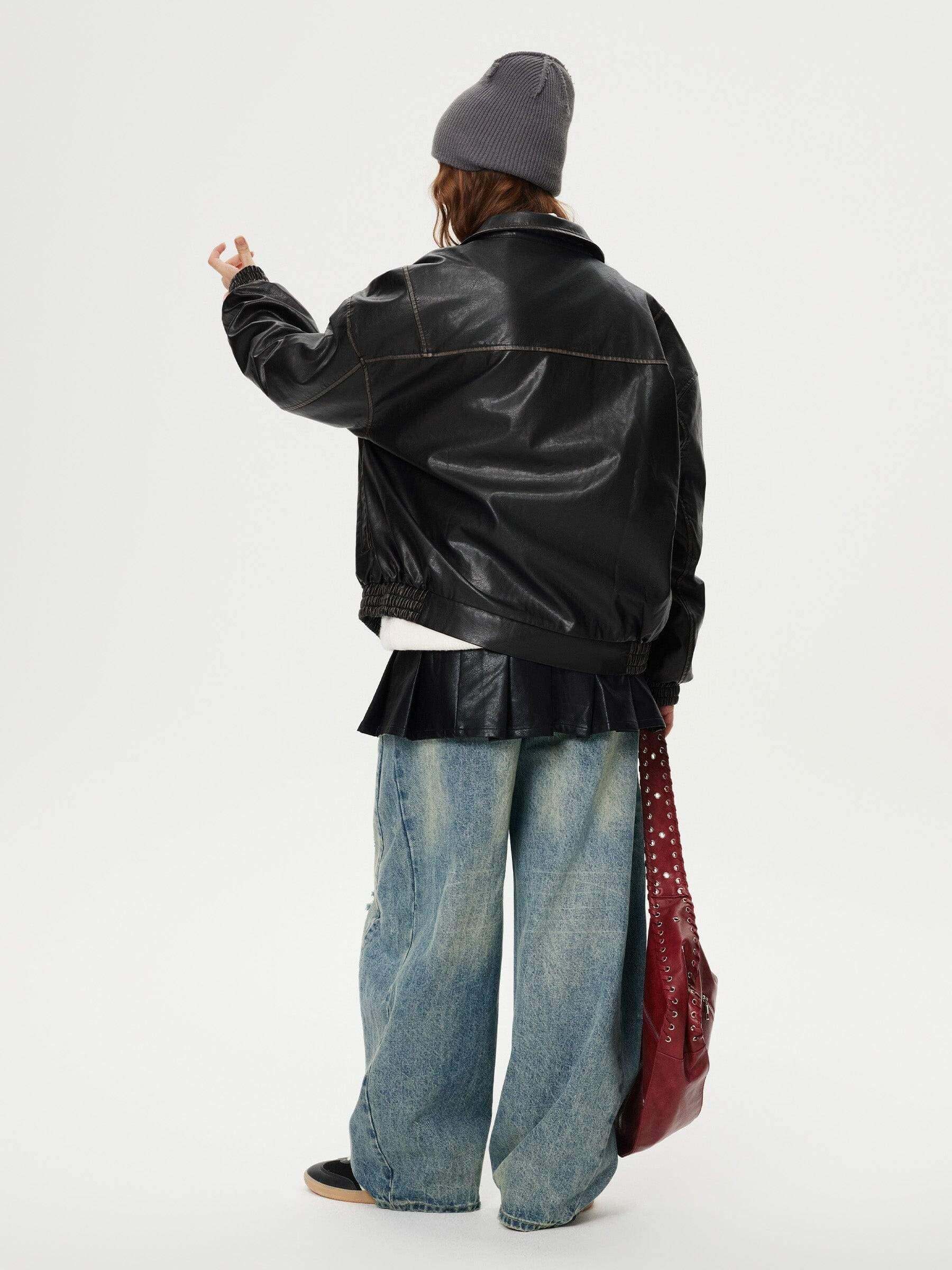 Concert Outfit Distressed Washed Barrel Jeans Concert Outfit Distressed Washed Barrel Jeans