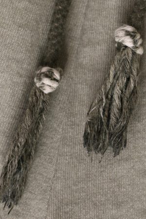 Concert Outfit Distressed Washed Drawstring Shorts