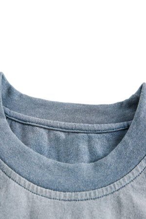 Concert Outfit Distressed Washed Embroidered Gradient Vest