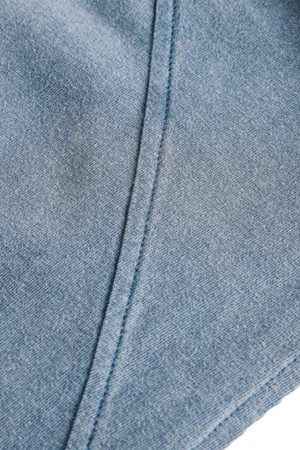 Concert Outfit Distressed Washed Embroidered Gradient Vest