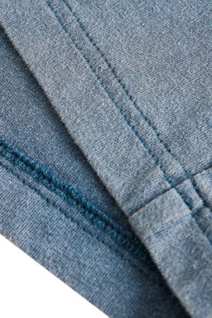 Concert Outfit Distressed Washed Embroidered Gradient Vest