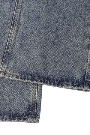 Concert Outfit Distressed Washed Ink Splashed Straight Jeans