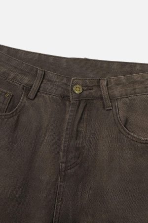 Concert Outfit Distressed Washed Jeans