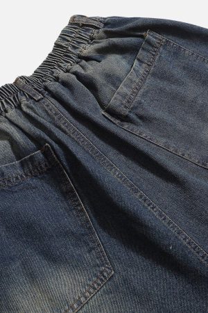 Concert Outfit Distressed Washed Jorts