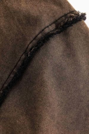 Concert Outfit Distressed Washed Rivet Hooded Denim Sweatshirt