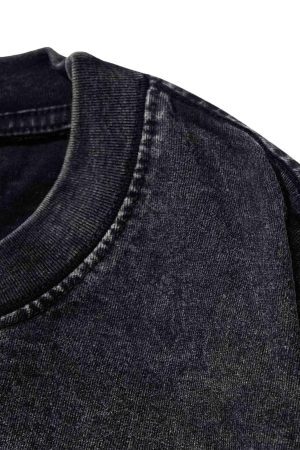 Concert Outfit Doberman Pinscher Print Washed Out T-Shirt