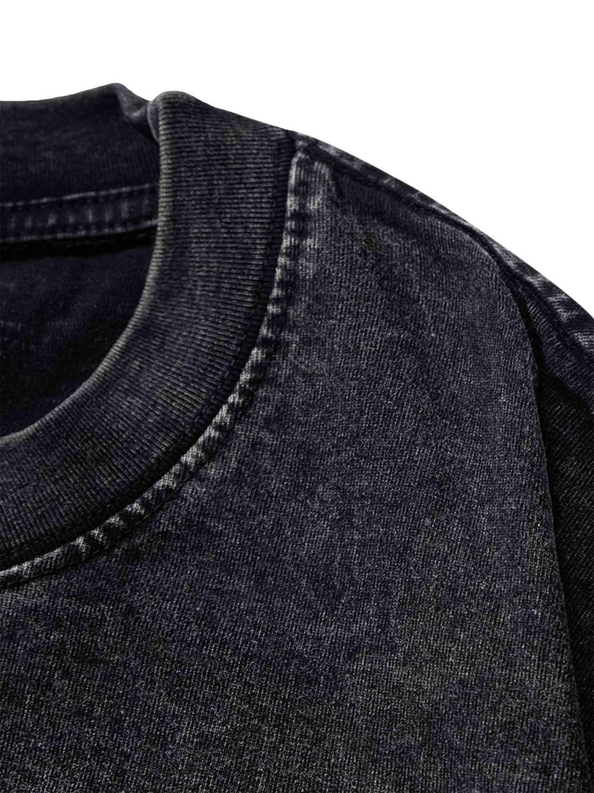 Concert Outfit Doberman Pinscher Print Washed Out T-Shirt Concert Outfit Doberman Pinscher Print Washed Out T-Shirt