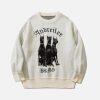 Concert Outfit Doberman Print Sweater