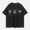 Concert Outfit Doberman Print Washed Vintage T-Shirt