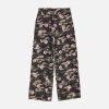 Concert Outfit Dog Paw Print Camouflage Pants