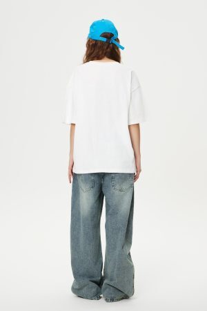 Concert Outfit Double Waist Loose Sagging Jeans