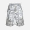 Concert Outfit Drawstring Camouflage Cargo Shorts