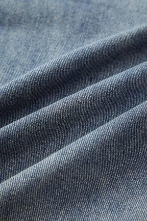 Concert Outfit Drawstring Denim Patch Washed Jeans