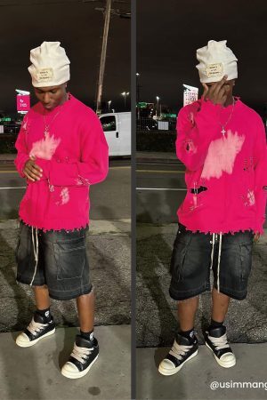 Concert Outfit Drawstring Washed Jorts