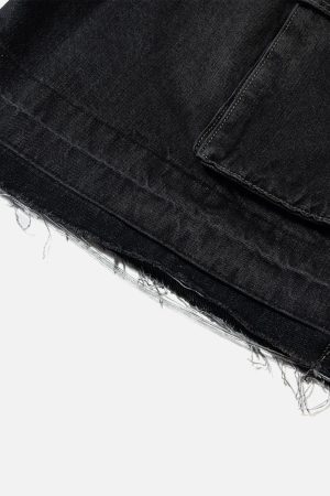 Concert Outfit Drawstring Washed Jorts