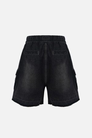 Concert Outfit Drawstring Washed Jorts