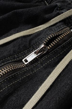 Concert Outfit Drawstring Washed Jorts