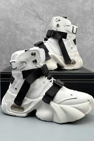 Concert Outfit Dual-Strap Stealth Runner Boots