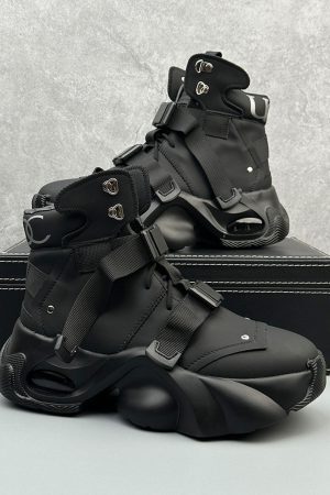 Concert Outfit Dual-Strap Stealth Runner Boots