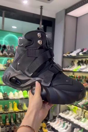 Concert Outfit Dual-Strap Stealth Runner Boots