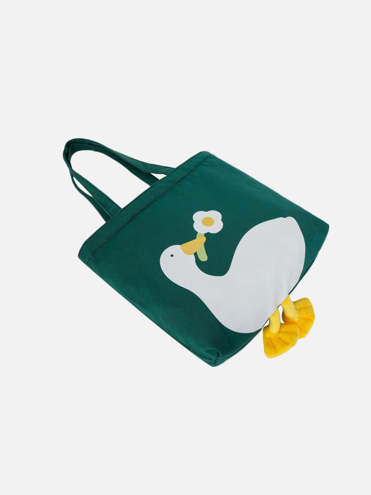 Concert Outfit Duck Flower Canvas Bag Concert Outfit Duck Flower Canvas Bag