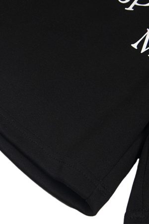 Concert Outfit Elastic Letter Double Waist Shorts