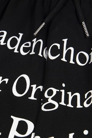 Concert Outfit Elastic Letter Double Waist Shorts