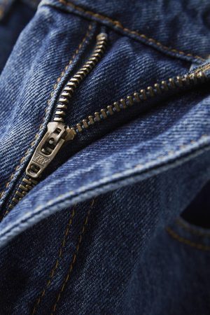 Concert Outfit Embroidered Barrel Leg Jeans