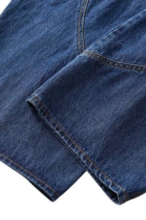 Concert Outfit Embroidered Barrel Leg Jeans