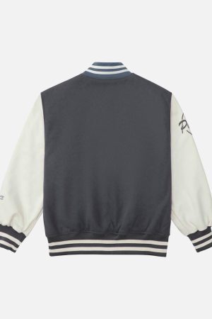 Concert Outfit Embroidered Baseball Bomber Jacket