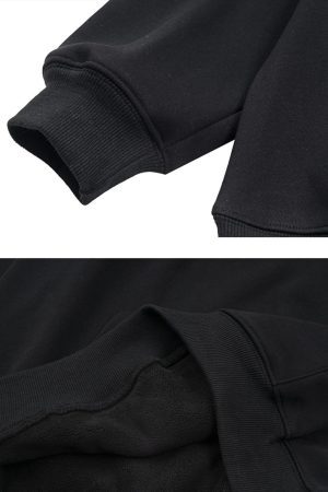 Concert Outfit Embroidered Contrast Check Hoodie