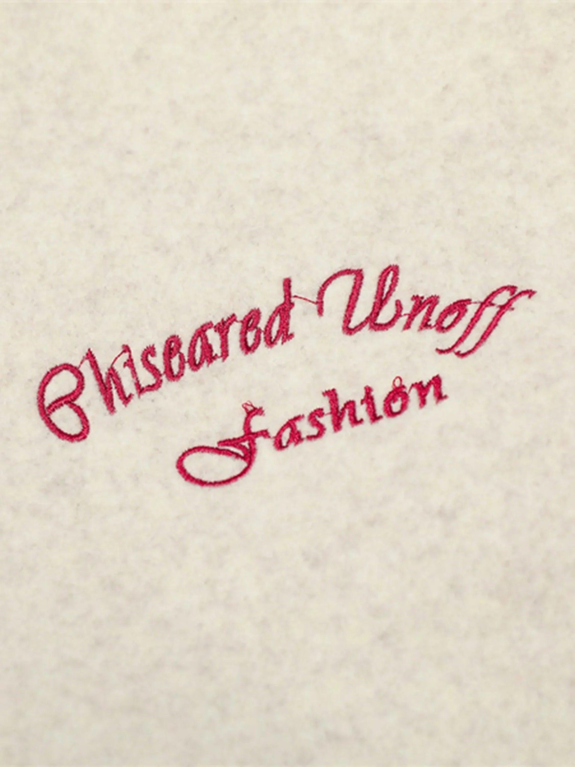 Concert Outfit Embroidered Contrast Color Varsity Jacket Concert Outfit Embroidered Contrast Color Varsity Jacket