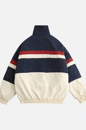 Concert Outfit Embroidered Letter Patch Cotton Jacket