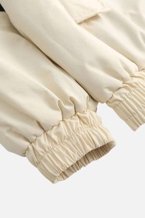 Concert Outfit Embroidered Letter Patch Cotton Jacket